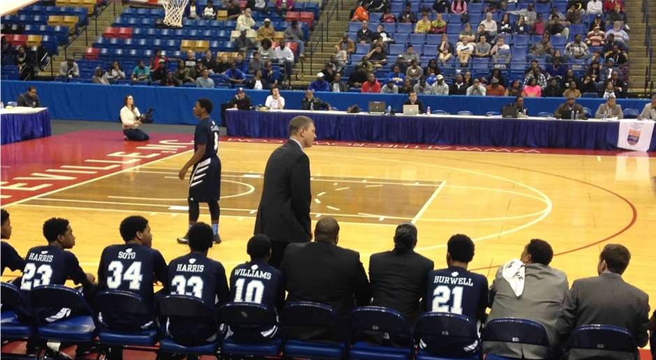 Coach McInnes in action
